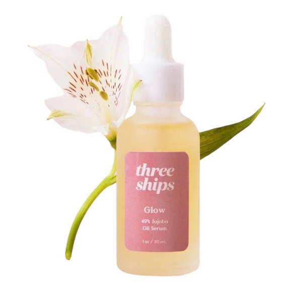 THREE SHIPS GLOW SERUM IN 49% JOJOBA OIL 30ML - BRAND NEW, NO BOX - Picture 2 of 3